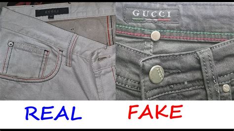 gucci studded scribble jeans replica|How to Spot Fake Gucci Jeans .